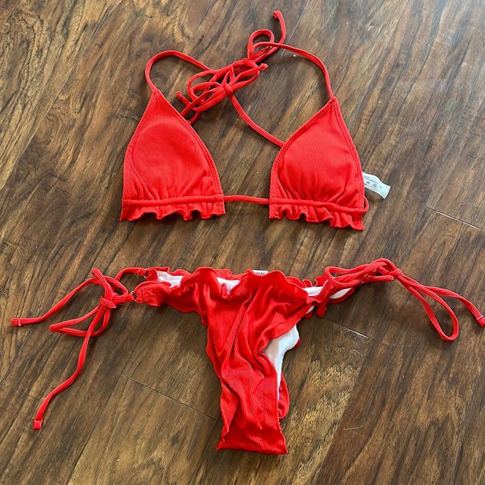 Red Zaful swimsuit! Great condition!